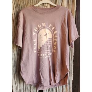 Feel Your Feelings Distressed T Shirt